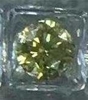 0.5  Carats Olivie Green Moissanite
