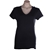 5 x SIGNATURE Women's V-Neck T-Shirts, Size S, 100% Cotton, Black. Buyers