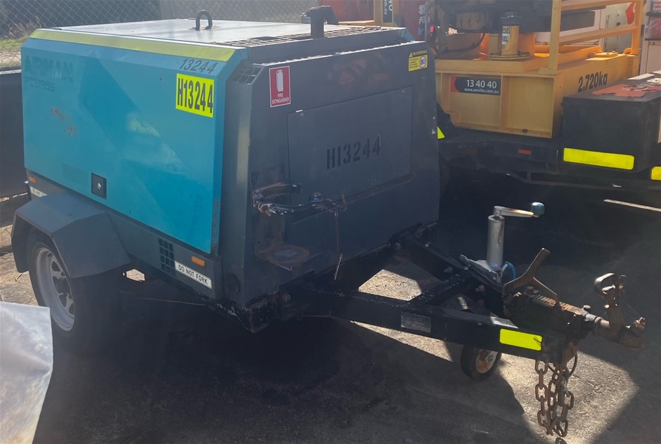2012 Airman PDS185S Compressor 185cfm Diesel (BUNBURY) Auction