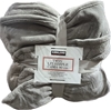 Kirkland Twin Lit Sample Cama 90cm Plush Blanket. Color: Gray.