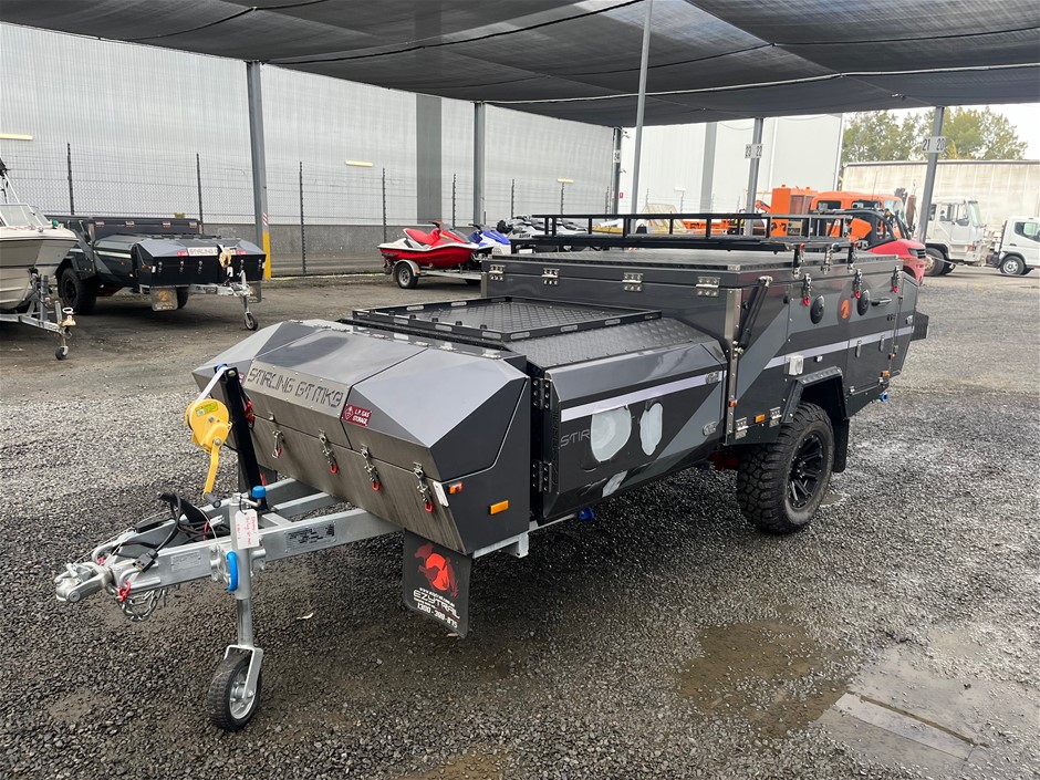 2022 EZYTRAIL STIRLING GT (MK3)FORWARD FOLD CAMPER TRAILER - NO RESERVE