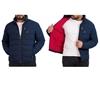 NAUTICA Men's Mechanical Puffer Jacket, Size M, 100% Polyester, Navy.  Buye
