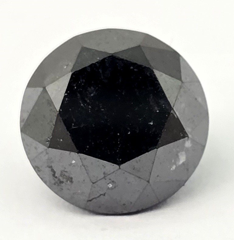 No Reserve 2.83 Carat Natural Black Diamond With $3400