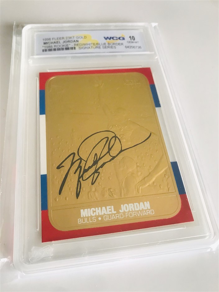michael jordan silver signature baseball card