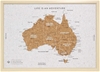 SPLOSH Travel Board Australia Map, Small