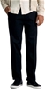 HAGGAR Men's Premium No-Iron Slim Flat Front Pants, Size 40x32, 61% Cotton,