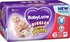 BABY LOVE Premium Nappy Pants Size 3 (7-11kg), 76 Nappies (2x 38 pack).