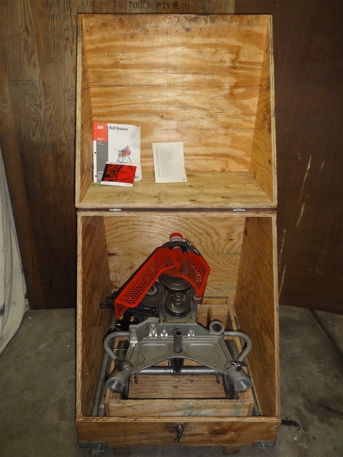 Ridgid 920 roll groover machine, Auction (00273004258) Grays Australia
