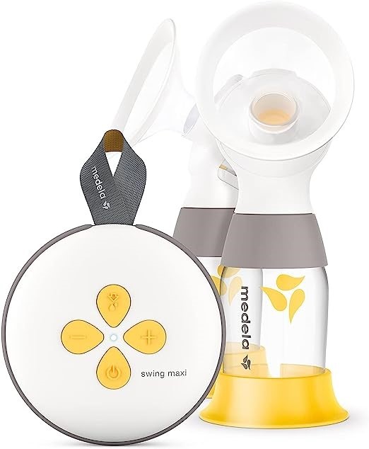 2 x MEDELA Swing Maxi Double Electric Breast Pump, USB-Chargeable.