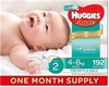HUGGIES Ultimate Nappies, Unisex, Size 2 Infant (4-8kg), 192 Count.
