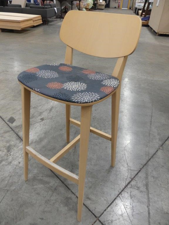Qty 4 x Flower Pattern Bar Stools Auction (0056-5056348) | Grays Australia
