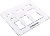 2 x POWERTEC 71356 Clear Acrylic Butterfly Bowtie Router Template for Woodw