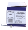4 Packs of 100 x POWERS Drive Pins 57mm Shank. Suit Hilti DX450.