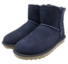 SIGNATURE Women's Shearling Boots, Size US 9 / UK 7, Navy.  Buyers Note - D