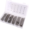 555pc Stainless Steel Cotter Pin Assortment. Sizes; See Image.