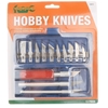 4 x VANGUARD 13pc Hobby Knife Set. <b>You must be 18 years or older to purc