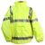 WS WORKER Mens Waterproof Jacket, Size 3XL, Yellow. Stormproof front closur