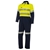 2 x WS WORKWEAR Mens Hi-Vis Coverall, Size 102R, Yellow/Navy. Features Refl