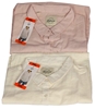 2 x JACHS GIRLFRIEND Women's Linen Shirts, Size 2XL, 55%Linen/45%Cotton, Pi