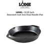LODGE Cast Iron Pan, 10.25", Black, L8SKL. NB: No Packaging.