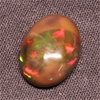 Solid Black Opal, weight 2.60 carats