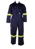 2 x WORKSENSE Fire Retardant Coverall, Size 107R, Navy.  Buyers Note - Disc