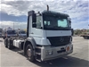 <p>2009 Mercedes Axor 2633 6 x 4 Auto Cab Chassis Truck</p>