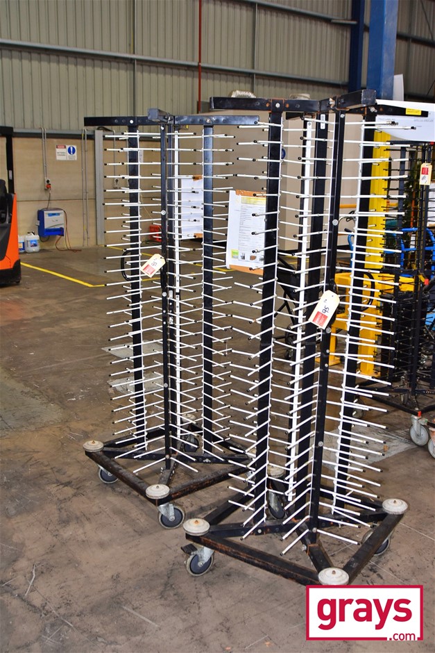 Qty 2 x Jack Stack Mobile Plate Rack Auction (0099-5056348) | Grays ...