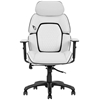 DPS Gaming Chair With Adjustable Headrest, White, Model 52260-WHTB. NB: Dis