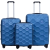 TOSCA Bahamas 3 Piece Hardside Luggage Set, Large: 74cm, Medium: 64cm, Smal