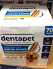 3 x Box of 70pc DENTAPET Chicken Flavoured Daily Dental Sticks for Large Do