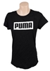 2 x PUMA Women's KA T-Shirt, Size XS, 100% Cotton, Black.  Buyers Note - Di
