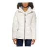 TOMMY HILFIGER Women's Puffer Hoodie Jacket, Size L, White (WHT).  Buyers N