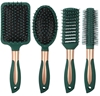 4 pcs TAYWES Hair Brushes Combs Set, Dark Green.  Buyers Note - Discount Fr