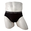 3pk CALVIN KLEIN Men's Stretch Hip Briefs, Size L, 95% Cotton, Black (001),