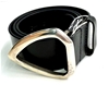 Isabel Marant Black Leather Unisex Belt