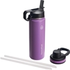THERMOFLASK with Chug and Straw Lid, 24oz, Plum.  Buyers Note - Discount Fr