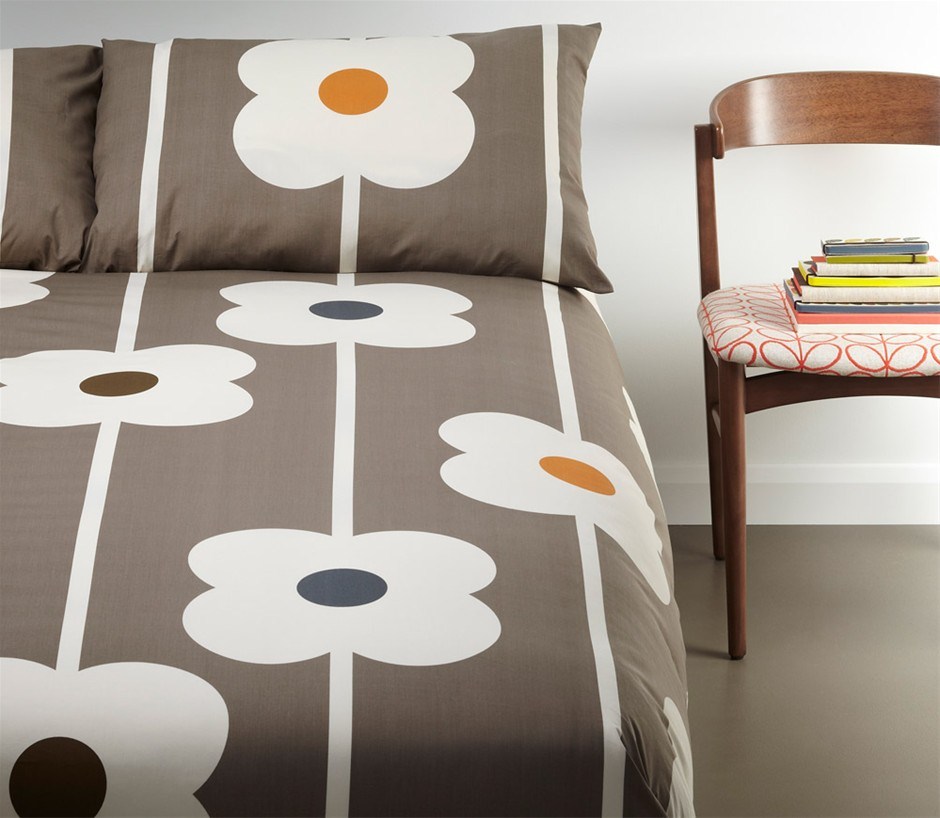 Orla Kiely 100% Cotton Quilt Cover Set -