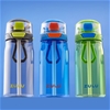 2 x ZULU Flex Tritan Leak-Proof Locking Lid 3pk Water Bottles, 473ml (Blue,