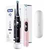 ORAL-B iO Series 6 Duo Electric Toothbrush - Black Onyx And Light Rose. NB: