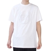 CALVIN KLEIN Men's Embossed Logo Tee, Size M, 100% Cotton, White (540), 40M