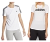 2 x ADIDAS Women's Assorted T-Shirts, M, White/Black, GL0783 & GL0768.  Buy