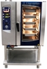 ELECTROLUX AIR O STEAM ELECTRIC 10 TRAY COMBI OVEN ON STAINLESS STEEL STAND