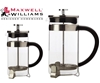 2 x MAXWELL & WILLIAMS Blend Plunger, Silver: 1L, 350ml. NB: Damaged packag