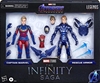 MARVEL Legends Series 2pk 6" Infinity Saga Action Figures, Captain Marvel &