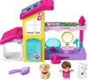 FISHER PRICE Little People Barbie Toddler Playset Play and Care Pet Spa wit