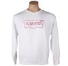LEVI'S Women's Standard Crewneck Sweatshirt, Size L, 100% Cotton, White, 18