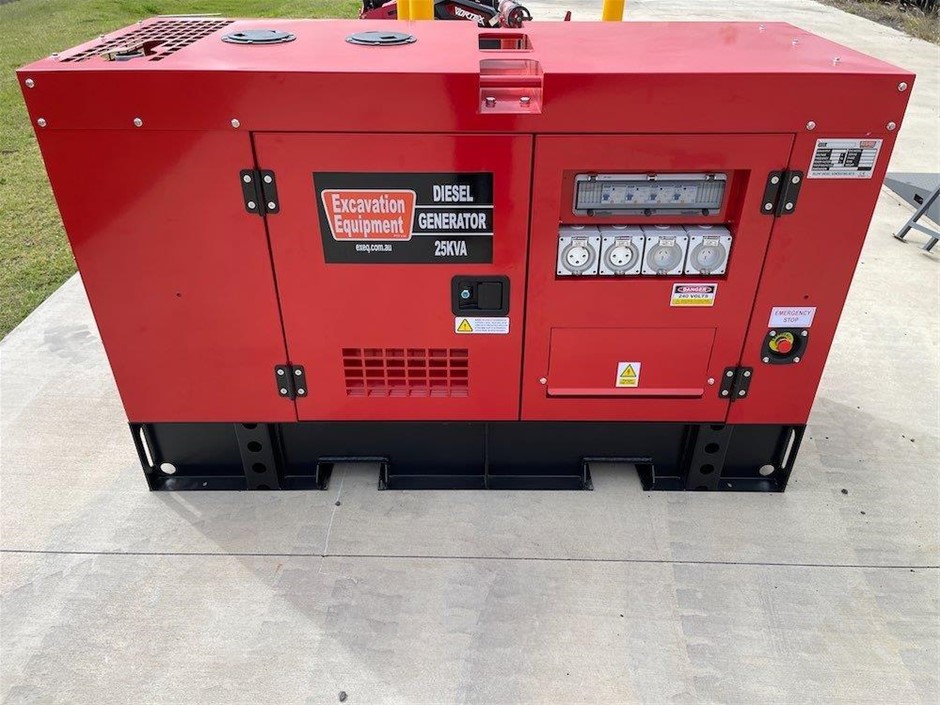 25kVa Single Phase Generators - Darwin (Unused)