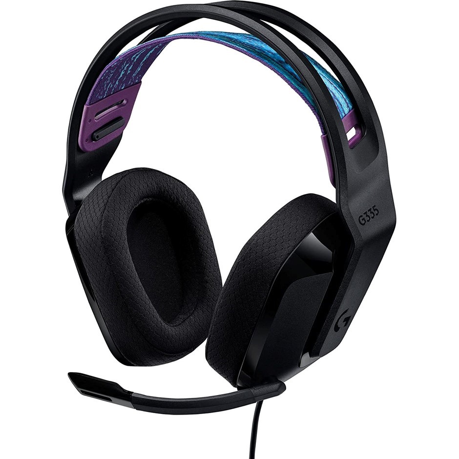 Logitech G G335 Wired Gaming Headset, Black. NB: Used, Not In Original Box.