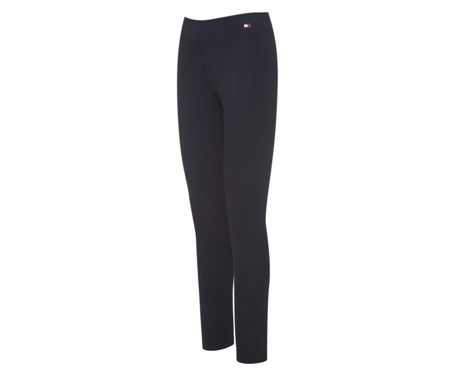 TOMMY HILFIGER Women's Simona Legging, Size M, 56% Cotton, Masters Navy (D5